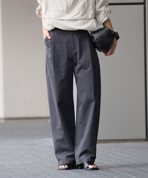 「JOURNAL STANDARD relume」 チノパンツ 38 ネイビー レディース