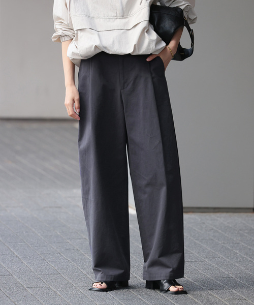 「JOURNAL STANDARD relume」 チノパンツ 38 ネイビー レディース