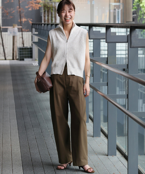 「JOURNAL STANDARD relume」 チノパンツ 38 ネイビー レディース