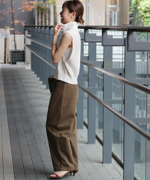 「JOURNAL STANDARD relume」 チノパンツ 38 ネイビー レディース