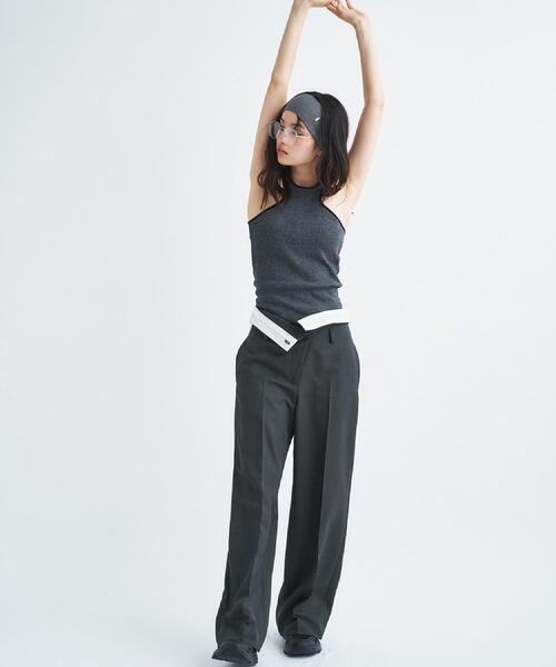 CODE A ワイドパンツ パンツ turn up chic trousers レディース 