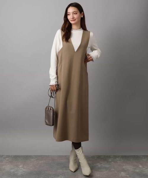 MK MICHEL KLEIN（エムケー ミッシェルクラン） ジャンパースカート