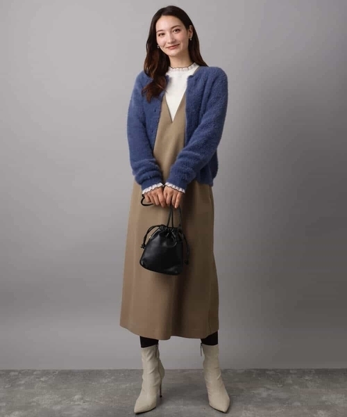 MK MICHEL KLEIN（エムケー ミッシェルクラン） ジャンパースカート