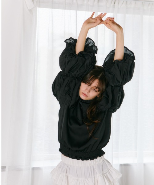 mieya mieya ブラウス シャツ 「mieya mieya」whip girl blouse