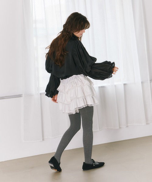 mieya mieya ブラウス シャツ 「mieya mieya」whip girl blouse