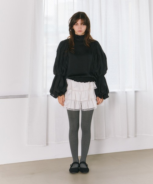 mieya mieya ブラウス シャツ 「mieya mieya」whip girl blouse