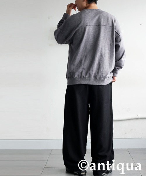 antiqua（アンティカ） ワイドパンツ パンツ タックワイドパンツ