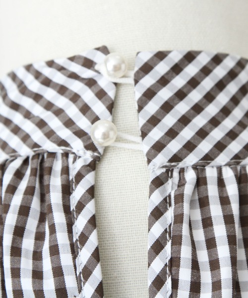 「DearMyLove」 半袖ワンピース MEDIUM グレー レディース_画像5