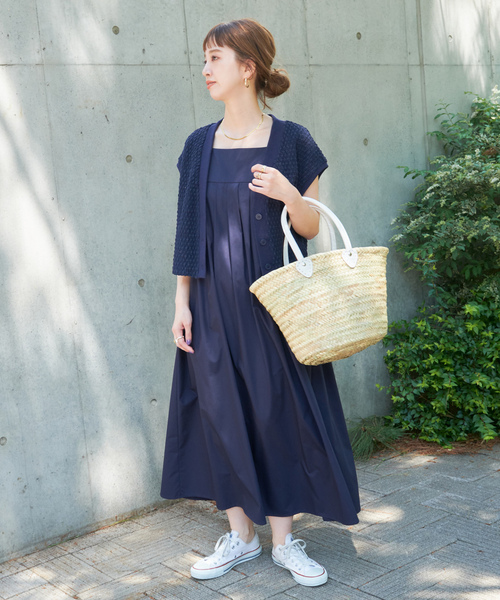 「B.C STOCK」 「Simplicite」コンビワンピース FREE ベージュ レディース_画像8