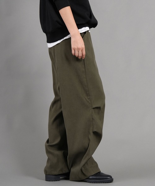 WORKS カーゴパンツ スェード＊裏毛Wインベルチェリーチャーム・リボン