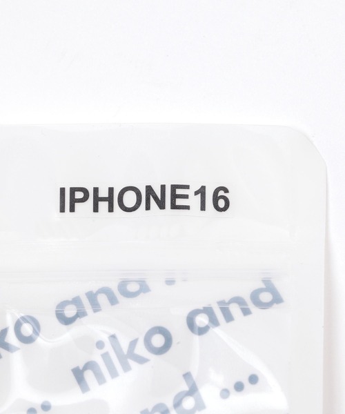 niko and…（ニコアンド） ニコロゴミラーiPhoneケース（16