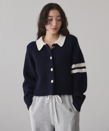 ADAM ET ROPE'（アダムエロペ） カーディガン 「WEB限定」ポロニット