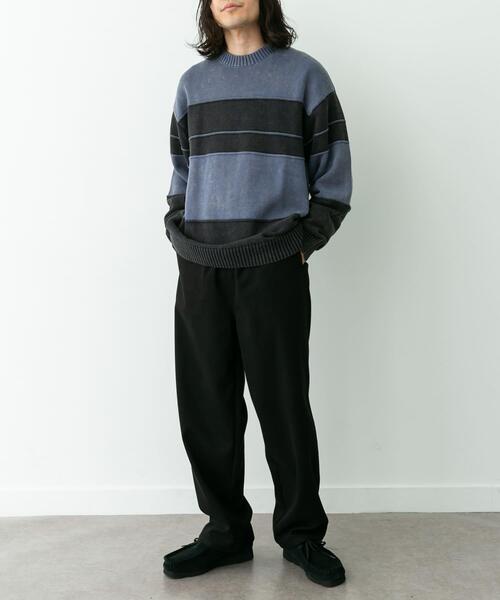 URBAN RESEARCH Sonny Label セーター ニット ピグメントパネル