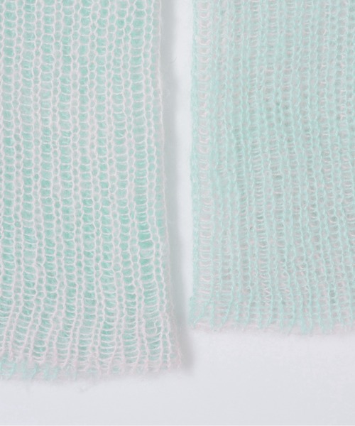 「musubore」 長袖ニット FREE グリーン レディース_画像9