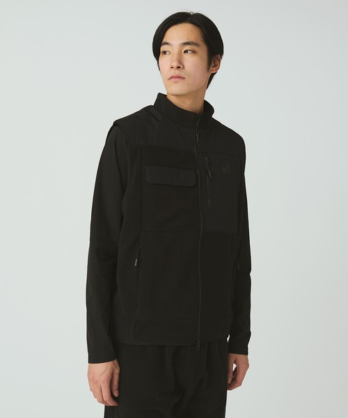 トップス PROFESSIONAL FLEECE VEST (BLACK) snow peak（スノーピーク） ベスト ジレ MofM Fleece Vest フリース