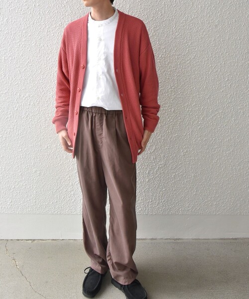 「SKOOKUM」 ニットカーディガン MEDIUM ライトグリーン メンズ_画像7