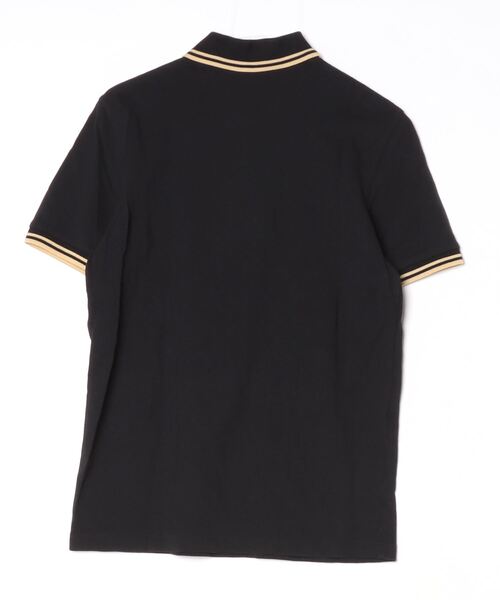 「FRED PERRY」 半袖ポロシャツ 38 ブラック メンズ_1