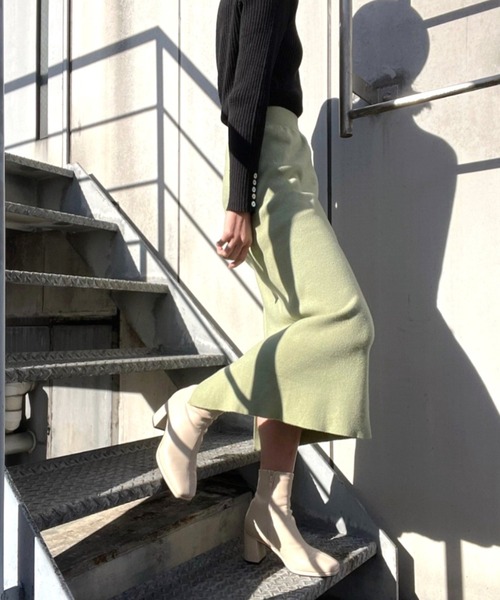 「REZOY」 ショートブーツ L アイボリー レディース_画像5