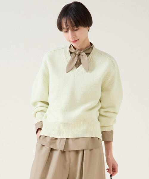 マルティニーク×SAYAKA KAWAKAMI カシミヤミックスウール ニット martinique（マルティニーク） ニット セーター カシミヤミックスV