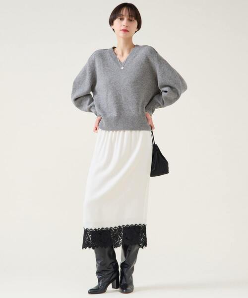 マルティニーク×SAYAKA KAWAKAMI カシミヤミックスウール ニット martinique（マルティニーク） ニット セーター カシミヤミックスV