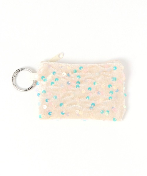 LAKOLE（ラコレ） ポーチ キラキラカラビナ付きポーチ / 591124