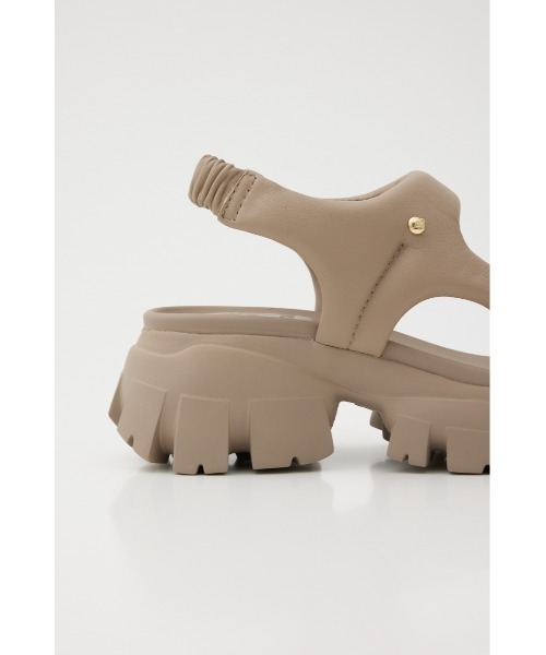 「STACCATO」 フラットサンダル 23cm ブラック レディース_画像6