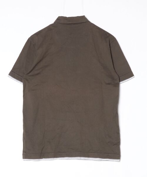 日本製★バーバリーブラックレーベル　ポロシャツ　メンズ３　グレー BURBERRY BLACK LABEL（バーバリーブラックレーベル） 半袖ポロシャツ