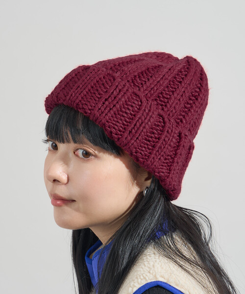 ニット帽 ATTACHMENT(アタッチメント)】CASHMERE KNIT BEANIE ニット帽(AA52-038