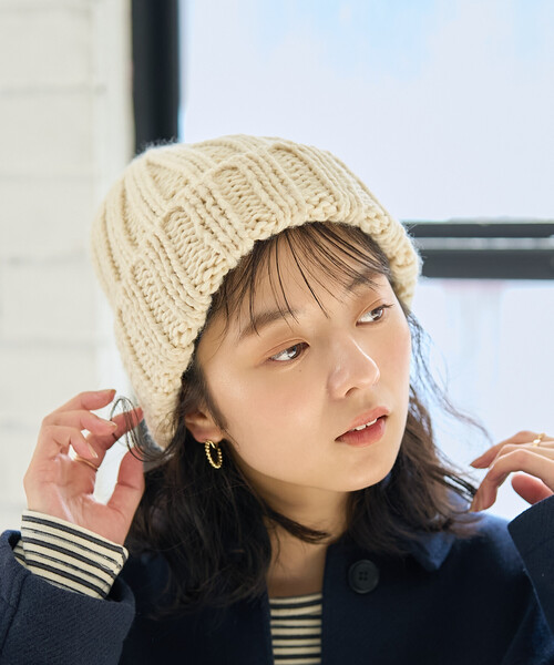 FREAK'S STORE（フリークスストア） ニット帽 ニットキャップ 太編み