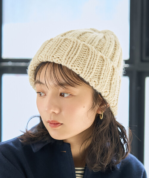 FREAK'S STORE（フリークスストア） ニット帽 ニットキャップ 太編み