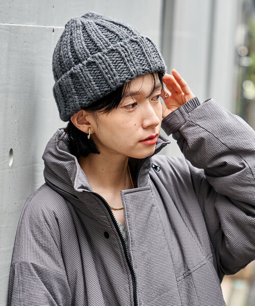 FREAK'S STORE（フリークスストア） ニット帽 ニットキャップ 太編み