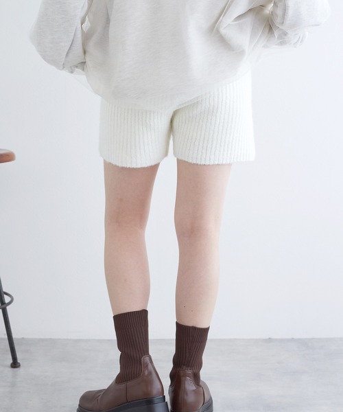 「w closet」 ショートパンツ FREE アイボリー レディース_画像4