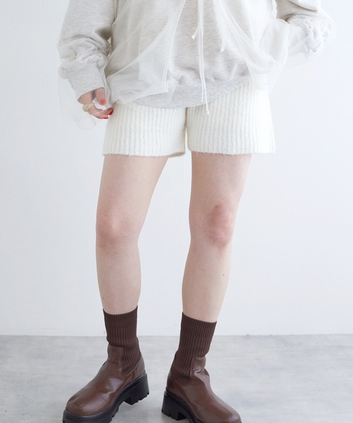 「w closet」 ショートパンツ FREE アイボリー レディース_画像5
