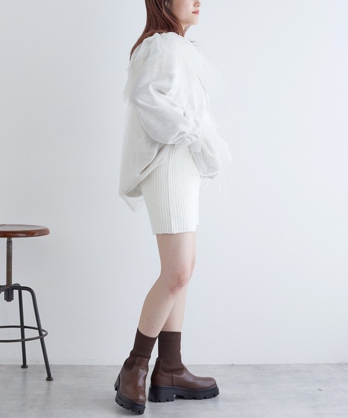 「w closet」 ショートパンツ FREE アイボリー レディース_画像6