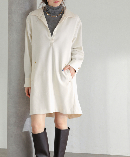 La TOTALITE（ラ トータリテ） ワンピース 「洗える」スキッパー