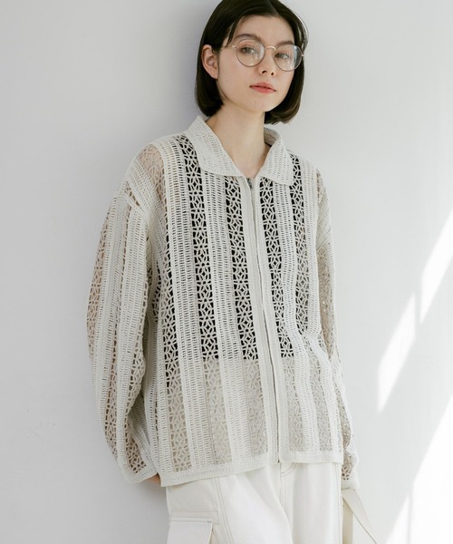 「niko and...」 カーディガン FREE ネイビー レディース_画像5