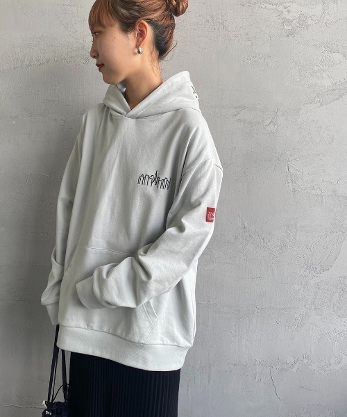 「Manhattan Portage」 プルオーバーパーカー L ブラック レディース_画像2