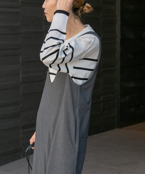 「FORK&SPOON」 長袖ニット 1 ホワイト レディース_画像5