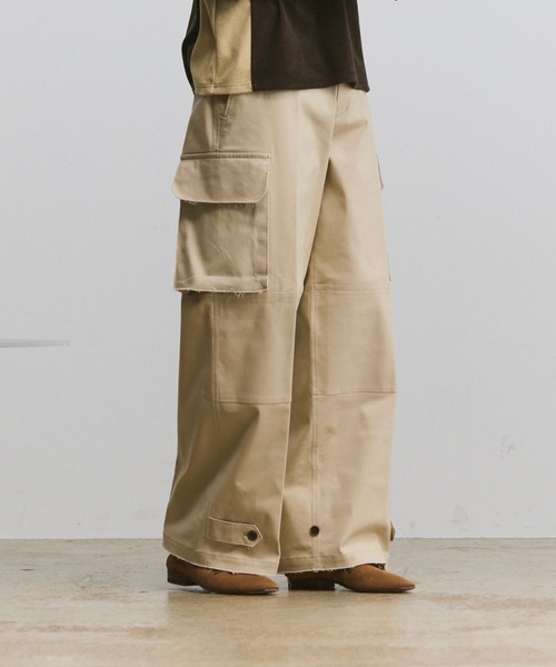 「soerte」 カーゴパンツ 1 グリーン レディース_画像2