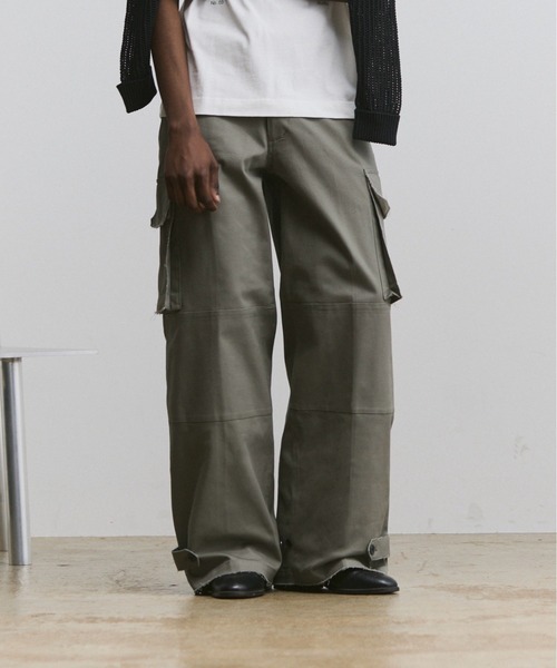 「soerte」 カーゴパンツ 1 グリーン レディース_画像4