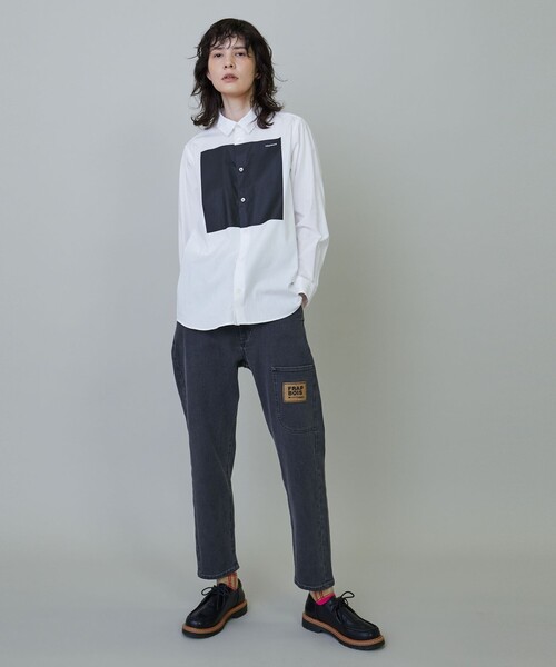 パンツ ムーブデニム2 デニムパンツ レディース メンズの画像