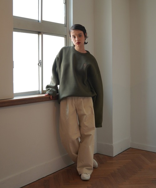 「TINA：JOJUN」 長袖ニット M ネイビー レディース_画像5