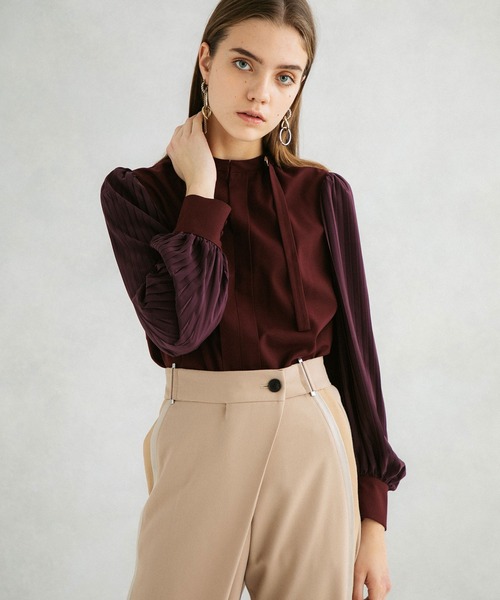 「UNITED TOKYO」 長袖ブラウス 1 グリーン レディース_画像2