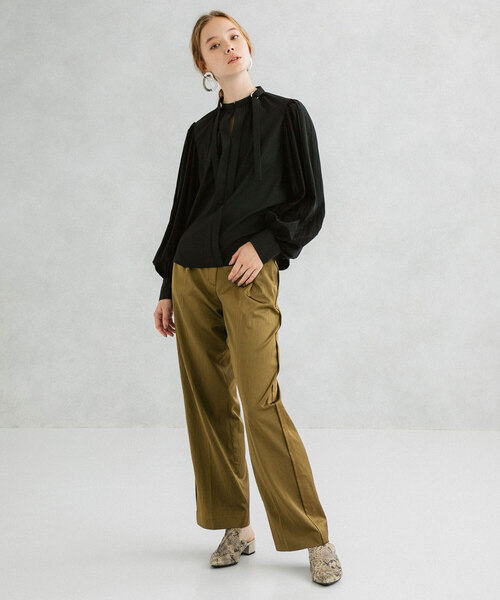 「UNITED TOKYO」 長袖ブラウス 1 グリーン レディース_画像8