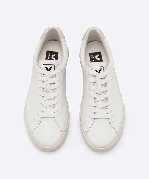 「VEJA」 ローカットスニーカー 36 ホワイト×ライトグレー レディース_画像2