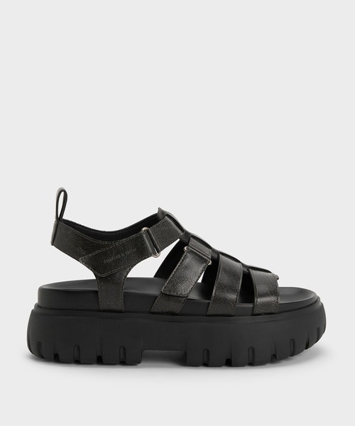 CHARLES ＆ KEITH（チャールズ&キース） 厚底 サンダル チャンキー