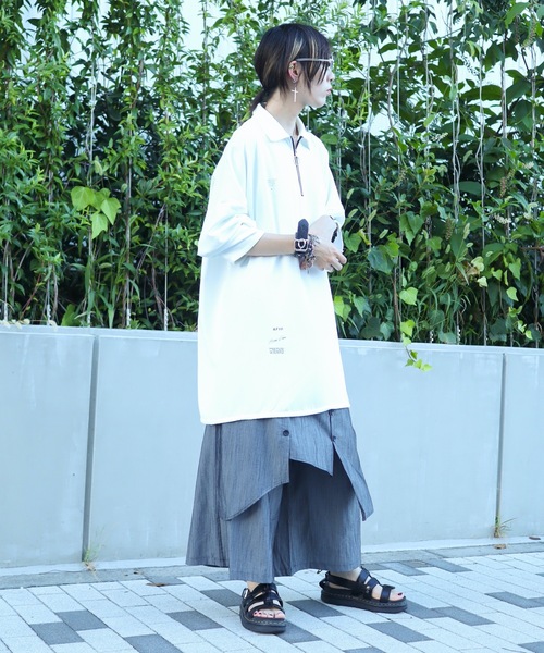 「rovtski」 イージーパンツ FREE ブラック レディース_画像3