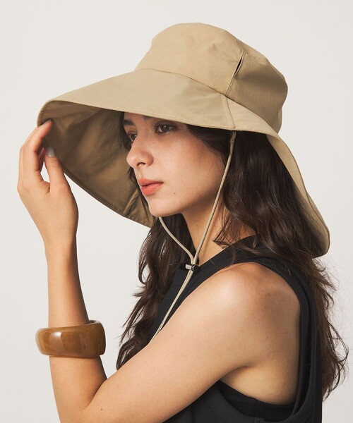 帽子 ハット 「別注」「コカゲル」2WAY ワイドブリム ハット UVカット レディースの画像