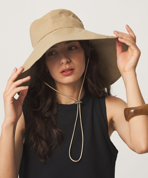 帽子 ハット 「別注」「コカゲル」2WAY ワイドブリム ハット UVカット レディースの画像
