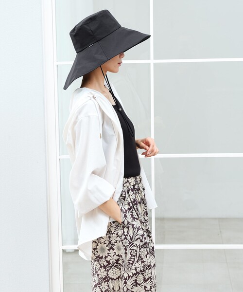 帽子 ハット 「別注」「コカゲル」2WAY ワイドブリム ハット UVカット レディースの画像
